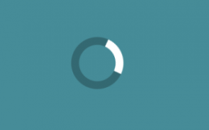 simple css loading spinner