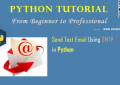 Python: Send Text Email Using SMTP