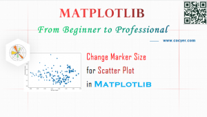 scatter plot matplotlib tutorial