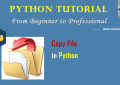 Python File Processing: Copy File - A Beginner Guide