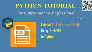 Python PDF Processing: Extract All Links in PDF File Using PyMuPDF – Cocyer